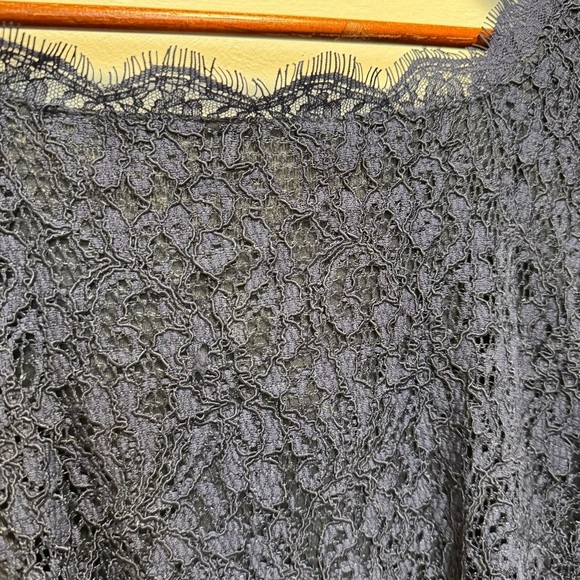 Adrianna Papell for E Live From the Red Carpet Blue Lace Dress Size 6 - Picture 9 of 13